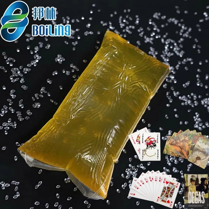 Klej topliwy do kart do gry